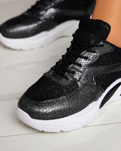 OUTLET Chaussures de sport femme noires Baskets Filondi - Footwear