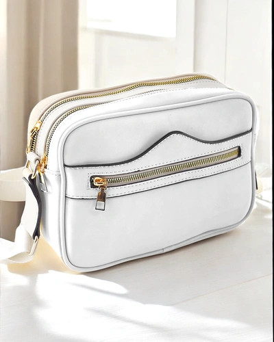 Royalfashion Petit sac à main pour femmes en simili cuir mat