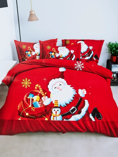 Ensemble de literie de Noël Royalfashion 160x200 3 PIÈCES