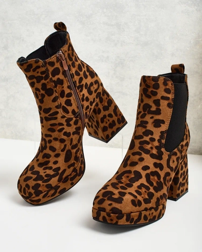 Royalfashion Bottes à talon aiguille Tonia pour femme