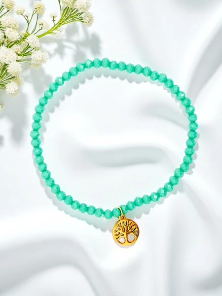 Royalfashion Bracelet pour femmes avec pendentif arbre