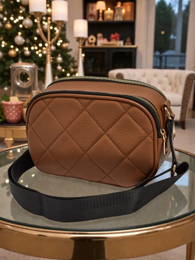 Petit sac à main matelassé pour femmes en cuir écologique Connere