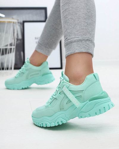 Menthe Chaussures de sport pour femmes Evilpo- Footwear