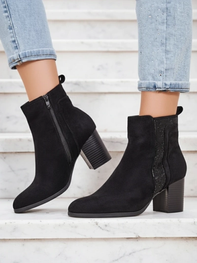 Bottines de cheville pour femmes à talon Royalfashion Venotto