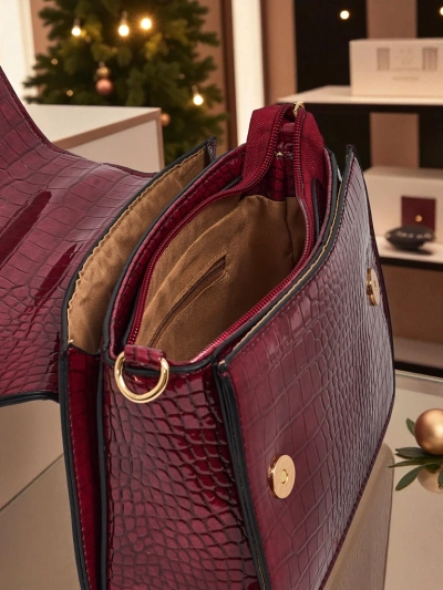 Petit sac à main pour femme en cuir écologique Tesic