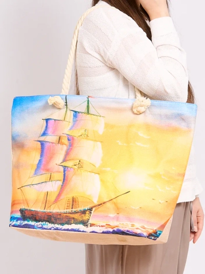 Royalfashion Grand sac en tissu avec imprimé