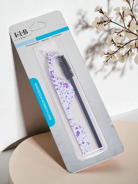 Set de stylisation des cils – pince à épiler pour faux cils et brosse