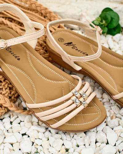 Royalfashion Sandales Sun Crusher pour femme décorées