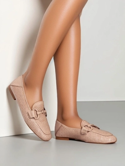Royalfashion Mocassins perforés pour femmes Laamba