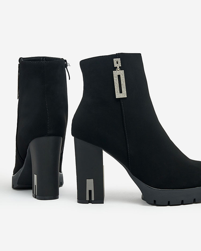 Royalfashion Bottes stiletto décorées Beroleda pour femme