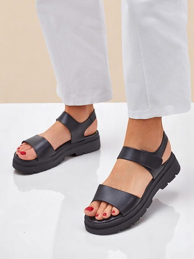 Royalfashion Sandales pour femmes avec une semelle plus épaisse Otvanna