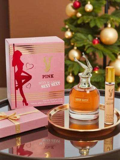 Zestaw Inspirowana Eau de parfum pour femme et vaporisateur de sac Scandal Pink Sexy