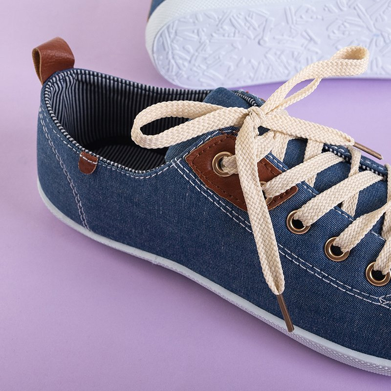 OUTLET Baskets à lacets bleues pour femmes de Sindri - Chaussures
