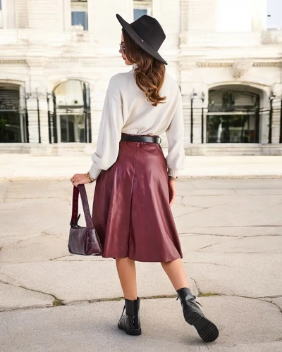 Jupe mi-longue pour femmes Royalfashion