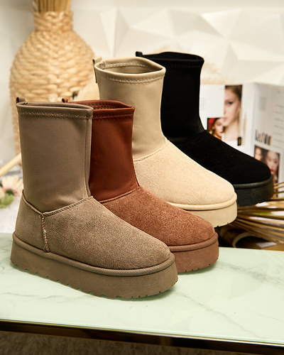 Royalfashion bottes a'la bottes de neige pour femmes Penelgia