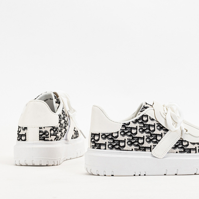 Baskets de sport blanches pour femme avec imprimé Ibibis - Footwear