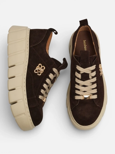 Baskets de sport pour femmes en cuir naturel Renos