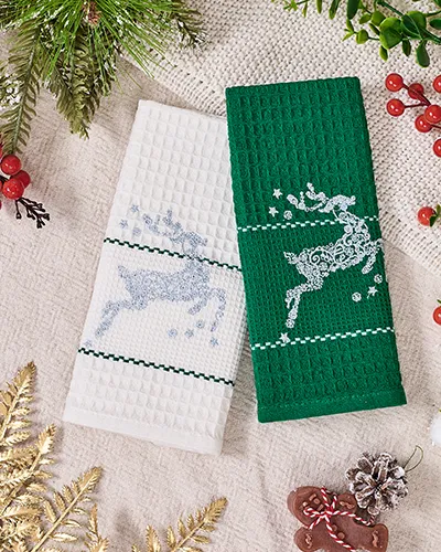 Ensemble de serviettes de vacances Royalfashion Bonne année