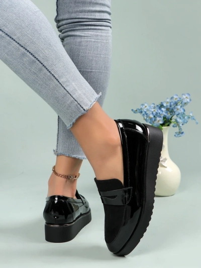 Royalfashion Mocassins Vernis pour Femmes Afidale