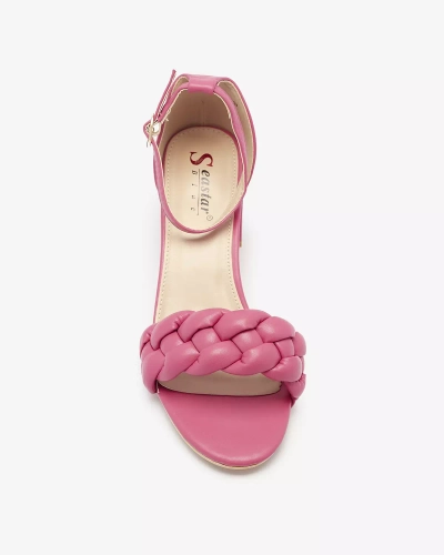 Fuchsia Sandales à talon pour femme Marines - Footwear
