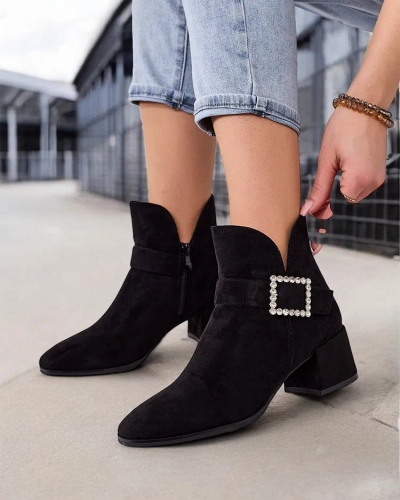 Bottines pour femmes Royalfashion à talon bas Vetti