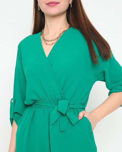Combinaison longue verte pour femme - Vêtements
