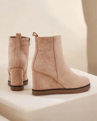 Bottines à talons compensés pour femmes Royalfashion Sierra