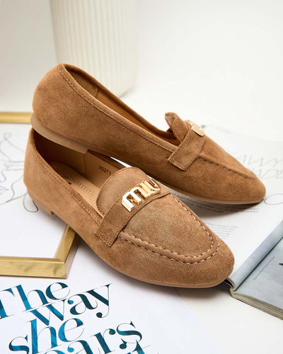 Royalfashion Mocassins pour femme avec embellissement Heimero