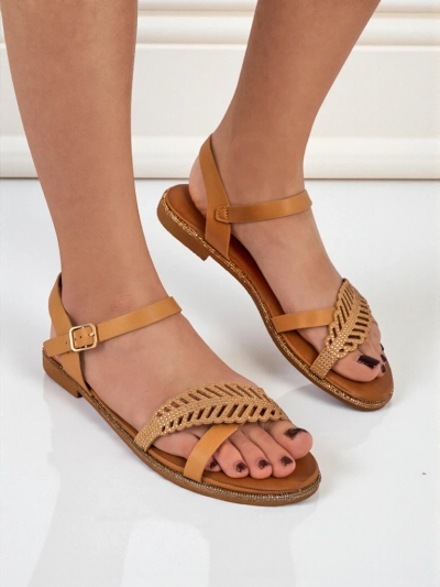 Royalfashion Sandales plates pour femmes Willow Grace