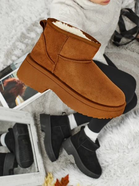Bottes courtes style bottes de neige pour femmes Liorah