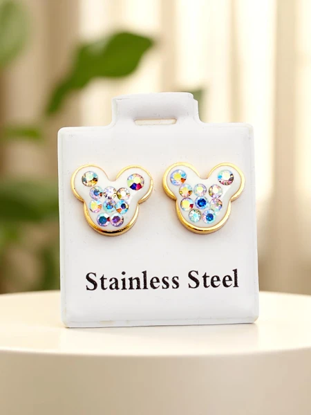 Royalfashion Boucles d’oreilles en forme d’ours pour femme