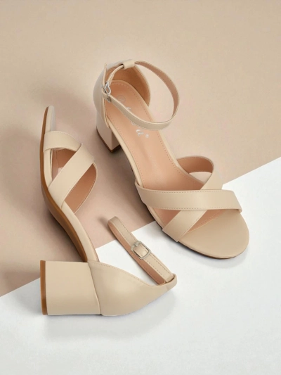 Sandales femme Royalfashion à petit talon bloc Eleganza Strap