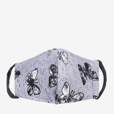 Masque pour enfants 3 couches bleu foncé - Masques 1