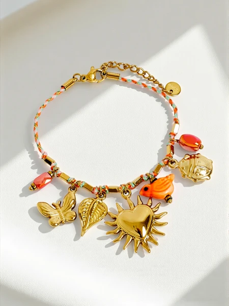 Bracelet Solis Serenitas - breloques style Antica