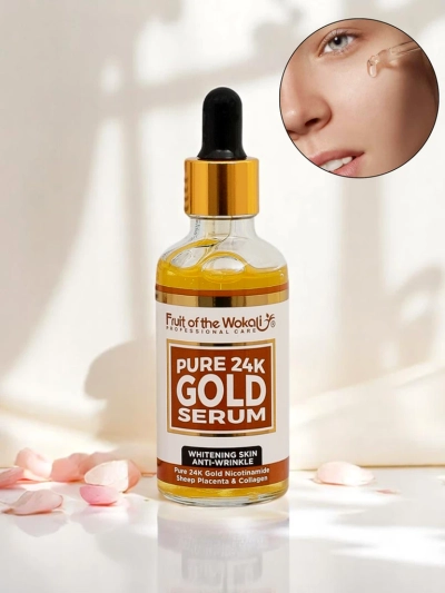 Fruit of the Wokali - Sérum Illumina t et Anti-Rides pour le Visage 24K Or