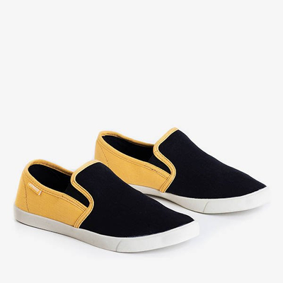 Slip homme jaune et noir Marat - Chaussures