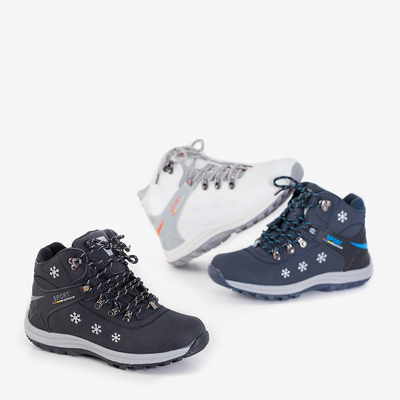 OUTLET Bottes de neige isolées blanches pour femmes avec décorations Aliza - Chaussures