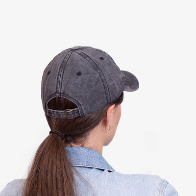 Casquette baseball femme denim noir - Accessoires