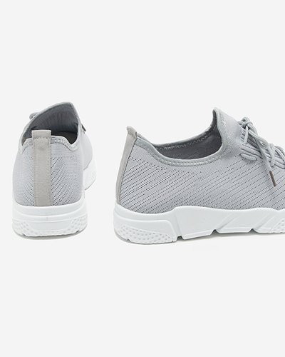 Chaussures de sport pour hommes gris clair Apoko- Footwear