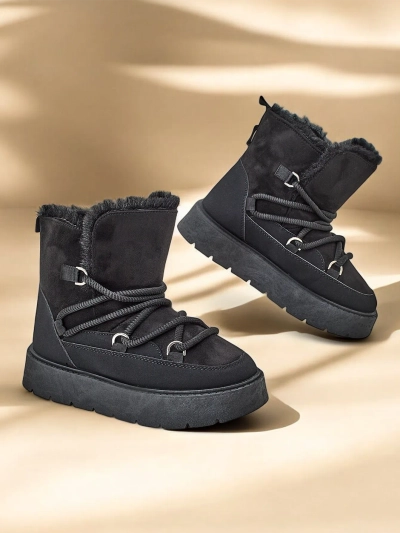 Bottes de neige à lacets pour femmes Royalfashion Liloz