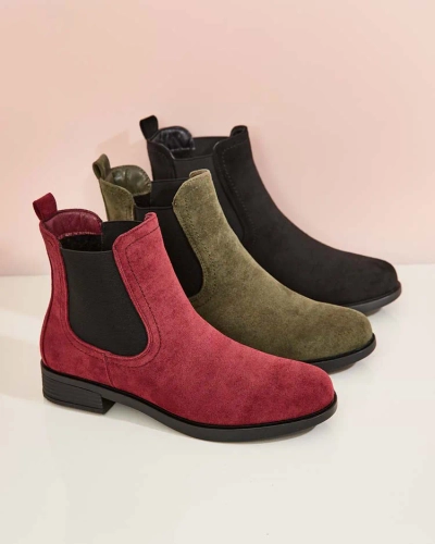 Royalfashion Bottes Ataras eco-suede pour femme a'la sztyblettes