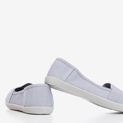 Slip fille gris clair ajouré - sur Lucida- Footwear