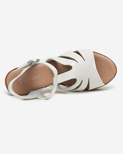 Sandales blanches à talons pour femmes Mianka - Footwear