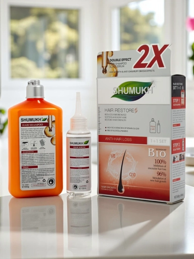 Shumukh Shampooing et Sérum pour cheveux 2en1 - anti-casse