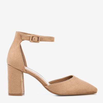 Sandales femme marron clair sur un montant Raviola supérieur - Chaussures 1