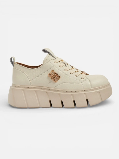 Sneakers de sport pour femmes en cuir naturel Sacerr