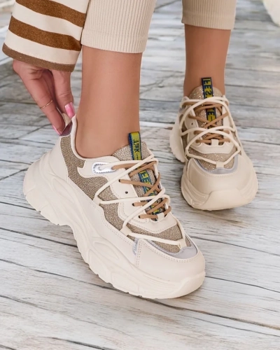 Sneakers Royalfashion pour femmes sur semelle épaisse Teresii