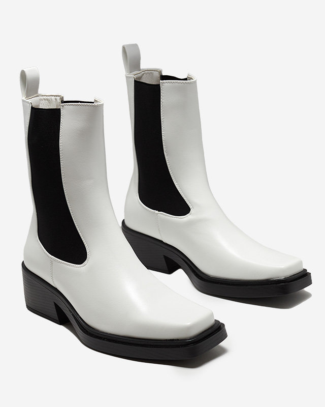 Bottines à enfiler blanches pour femmes Darran - Footwear