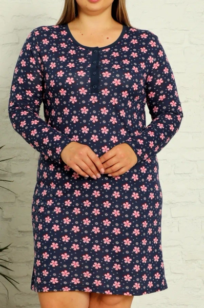 Chemise de nuit pour femmes Royalfashion avec impression GRANDE TAILLE