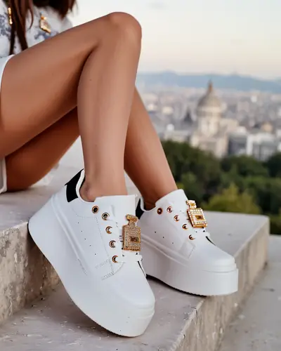 Royalfashion Baskets sportives plateforme pour femmes Oviger